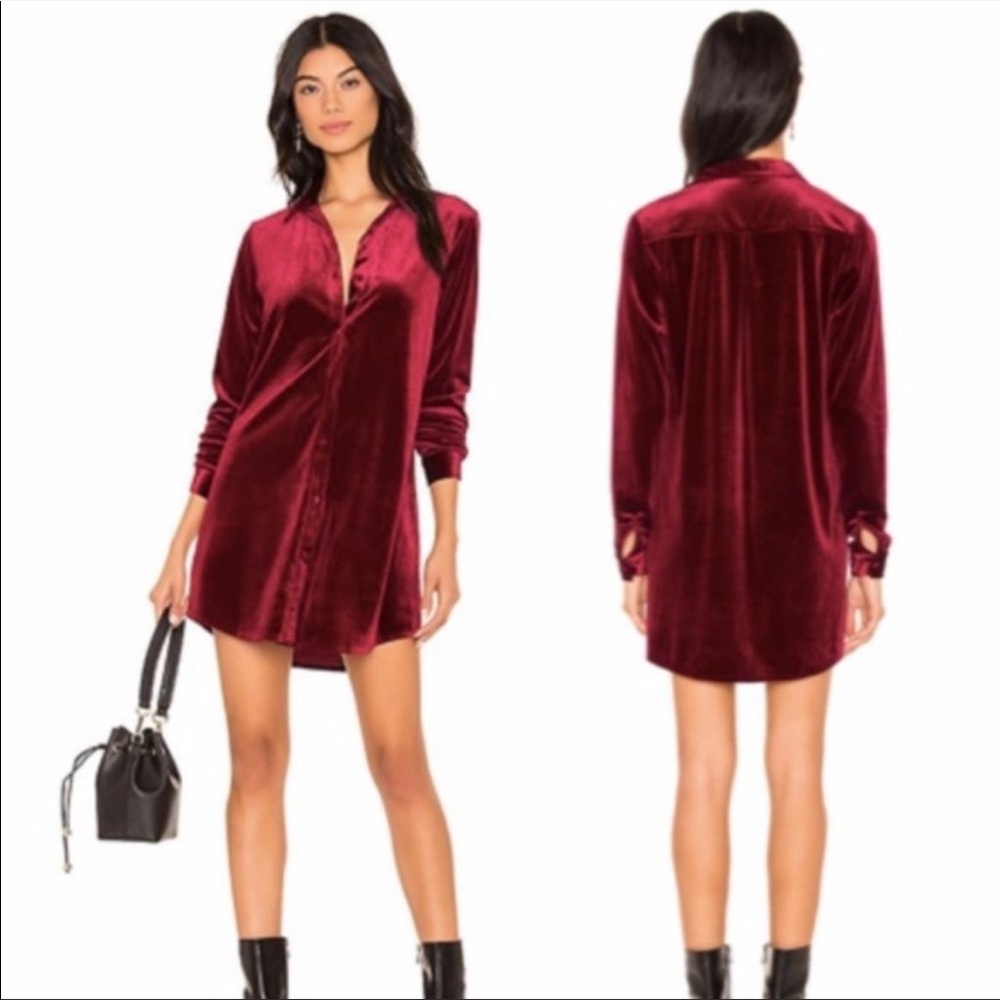 Velvet superdown dress